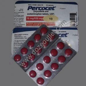 Percocet 10mg Tablets Online