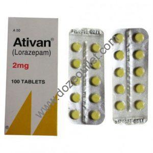 Ativan Lorazepam 2mg Tablets Online