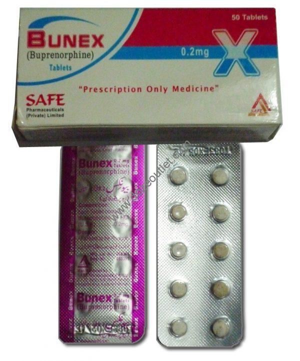 Bunex (Buprenorphine) 0,20mg Tablets Online