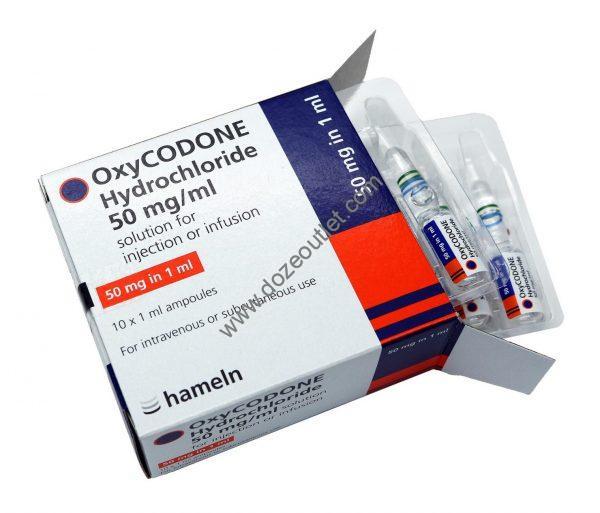 Oxycodone Hydrocloride 50mg1ml Solution for injection or infusion Online